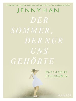 cover image of Der Sommer, der nur uns gehörte
